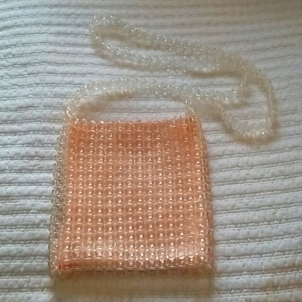 Bead bag, acrylic crystal bead bag